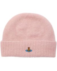 Vivienne Westwood - Logo-Embroidered Alpaca-Blend Beanie - Lyst