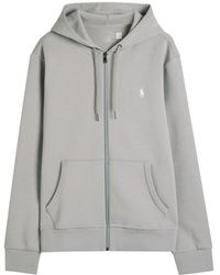 Polo Ralph Lauren - Hooded Cotton-Blend Sweatshirt - Lyst