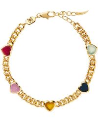 Missoma - Jelly Heart 18kt Gold-plated Bracelet - Lyst