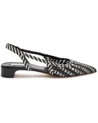 Gabriela Hearst - Perro 25 Woven Leather Slingback Pumps - Lyst