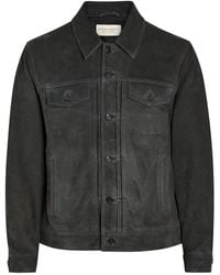 Officine Generale - Liam Suede Jacket - Lyst