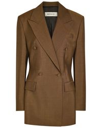 Rohe - Double-Breasted Wool And Mohair-Blend Blazer - Lyst