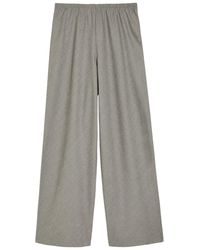 Maria McManus - Straight-Leg Stretch-Wool Trousers - Lyst