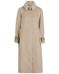 Damson Madder - Jude Herringbone Wool-Blend Coat - Lyst