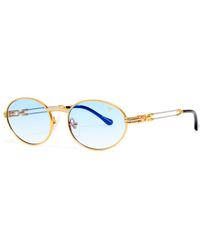 Vintage Frames Company - Pac Double Rope Edition Oval Sunglasses - Lyst