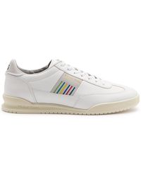 PS by Paul Smith - Dove Panelled Leather Sneakers - Lyst