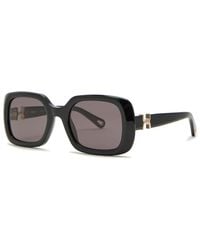Chloé - Marcie Square-Frame Sunglasses - Lyst