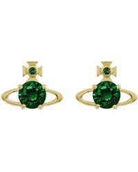 Vivienne Westwood - Reina Crystal-Embellished Orb Stud Earrings - Lyst