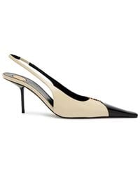 Saint Laurent - Babylone 75 Panelled Leather Pumps - Lyst