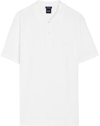 BOSS - Pallas Logo-Embroidered Piqué Cotton Polo Shirt - Lyst