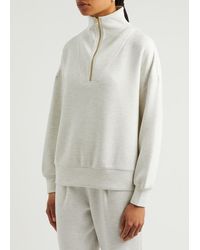 Varley - Hawley Half-Zip Stretch-Jersey Sweatshirt - Lyst