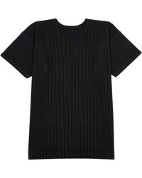 Homme Plissé Issey Miyake - Pleated T-Shirt - Lyst