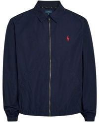 Polo Ralph Lauren - Logo-Embroidered Cotton-Poplin Jacket - Lyst
