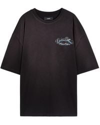 Amiri - Crystal Script Printed Cotton T-Shirt - Lyst
