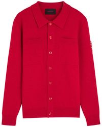 Simone Rocha - Knit Workwear Crystal-Embellished Wool Jacket - Lyst