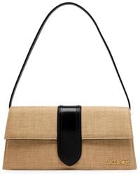 Jacquemus - Le Bambino Long Faux Raffia Top Handle Bag - Lyst