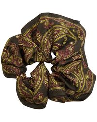 Saint Laurent - Paisley-Print Silk Scrunchie - Lyst