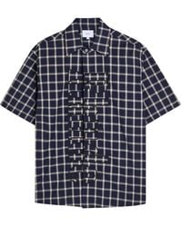 Rhude - Center Logo Button Up Shirt - Lyst