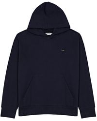 Calvin Klein - Logo Hooded Cotton Sweatshirt - Lyst