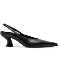 Dries Van Noten - 65 Leather Slingback Pumps - Lyst