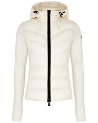 Moncler - Quilted Shell And Fleece Jacket - Lyst