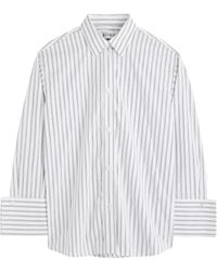 Rohe - Oversized Striped Cotton-Poplin Shirt - Lyst