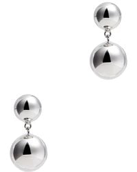 LIE STUDIO - The Caroline Sterling Drop Earrings - Lyst