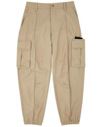 Versace - Cotton-poplin Cargo Trousers - Lyst