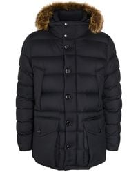 Moncler - Clunye Faux Fur-Trimmed Nylon Jacket - Lyst