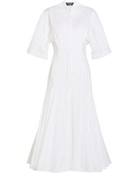 Jacquemus - La Robe Moisson Cotton-Poplin Midi Dress - Lyst