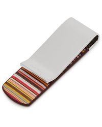 Paul Smith - Striped Logo-engraved Money Clip - Lyst