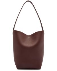 The Row - N/s Park Medium Leather Tote - Lyst