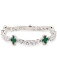 CERNUCCI - Motif Tennis Bracelet - Lyst