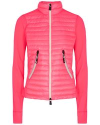 Moncler - Day-namic Quilted Shell And Stretch-jersey Jacket - Lyst