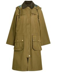 Barbour - Bilsdale Detachable-Hood Cotton-Blend Coat - Lyst