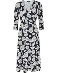Weekend by Maxmara - Doria Floral-print Jersey Wrap Dress - Lyst