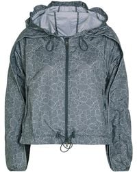 Stella McCartney - Adidas X Printed Hooded Shell Jacket - Lyst