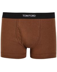 Tom Ford - Stretch-Cotton Boxer Briefs - Lyst
