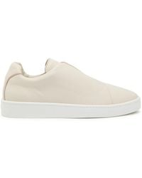 Aurélien - Aur3 Grained Leather Sneakers - Lyst