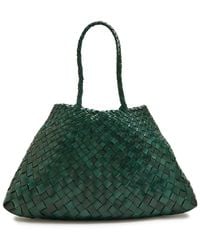 Dragon Diffusion - Santa Croce Big Woven Leather Tote Bag - Lyst