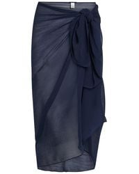 Away That Day - Santorini Chiffon Sarong - Lyst
