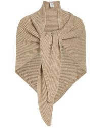 Brunello Cucinelli - Lamé Cashmere-Blend Stole Scarf - Lyst