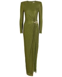 Self-Portrait - Crystal-Embellished Mesh Gown - Lyst