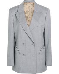 Blazé Milano - Everynight Double-Breasted Wool Blazer - Lyst