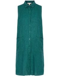 Eileen Fisher - Linen Shirt Dress - Lyst
