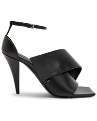 Givenchy - Twisted Leather Sandals - Lyst