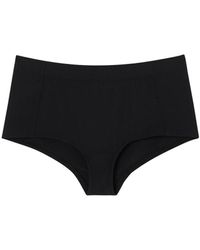 Burberry Cut-out Detail Stretch Jersey Briefs - Black