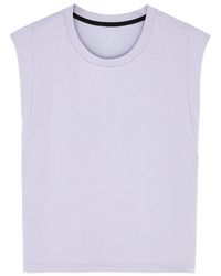 On Shoes - Running Focus Crop Stretch-Jersey Top, Tops, , Large - Lyst