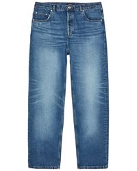 A.P.C. - Fairfax Washed Straight-Leg Jeans - Lyst