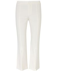Alice + Olivia - Alice + Olivia Walker Cropped Stretch-jersey Trousers - Lyst